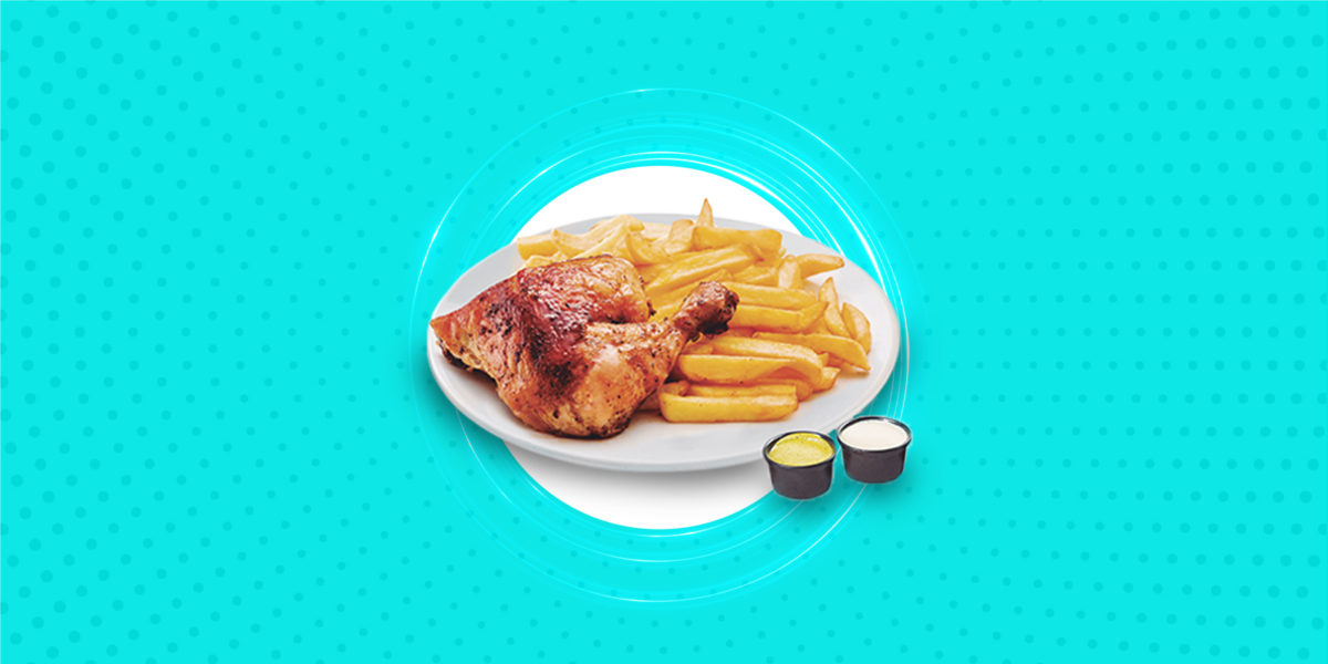 Norkys - 1/4 Pollo + Papas S/14.90