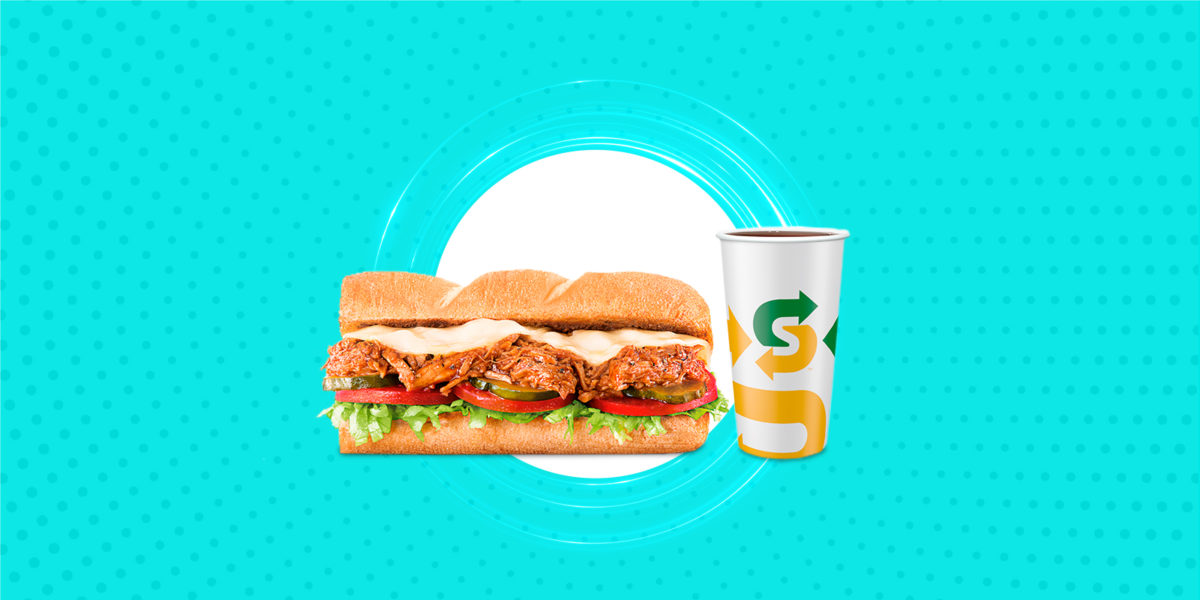 Subway - Lechón 15cm + Chicha 12 oz S/17.90