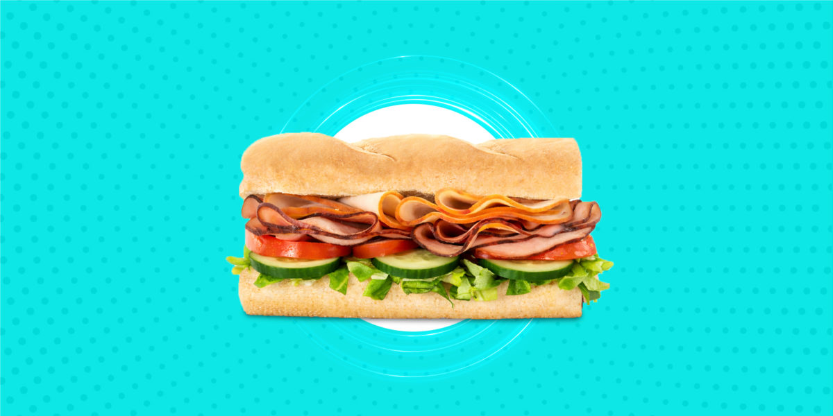 Subway - Pavo y Jamón 15 cm S/5.90