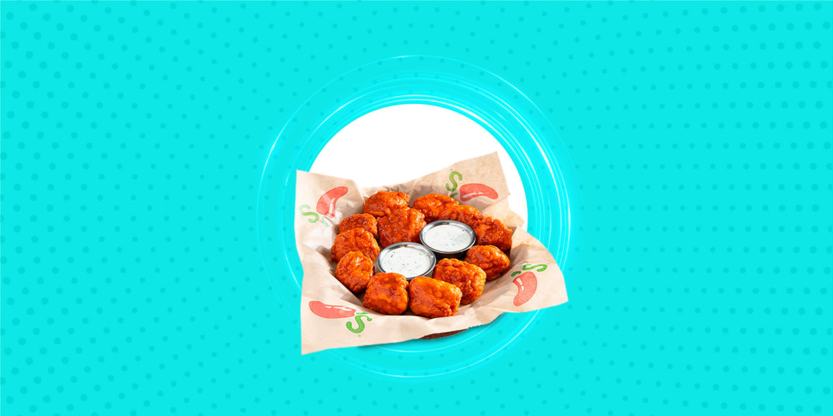 Chili's - 12 unidades Boneless Wings S/ 28.00