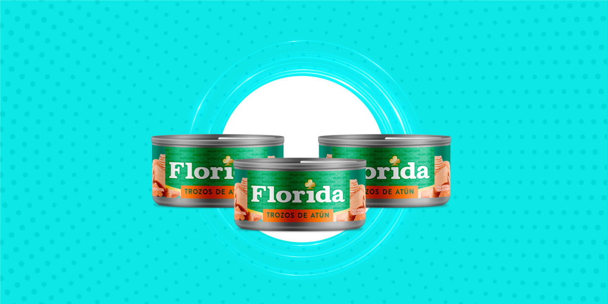 Oxxo - 3 Atun Florida en Trozos 140 gr S/12.90