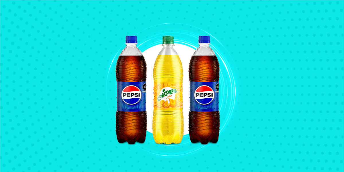 Tambo - 3 Gaseosas Concordia Piña / Pepsi de 1 LT S/ 6.00