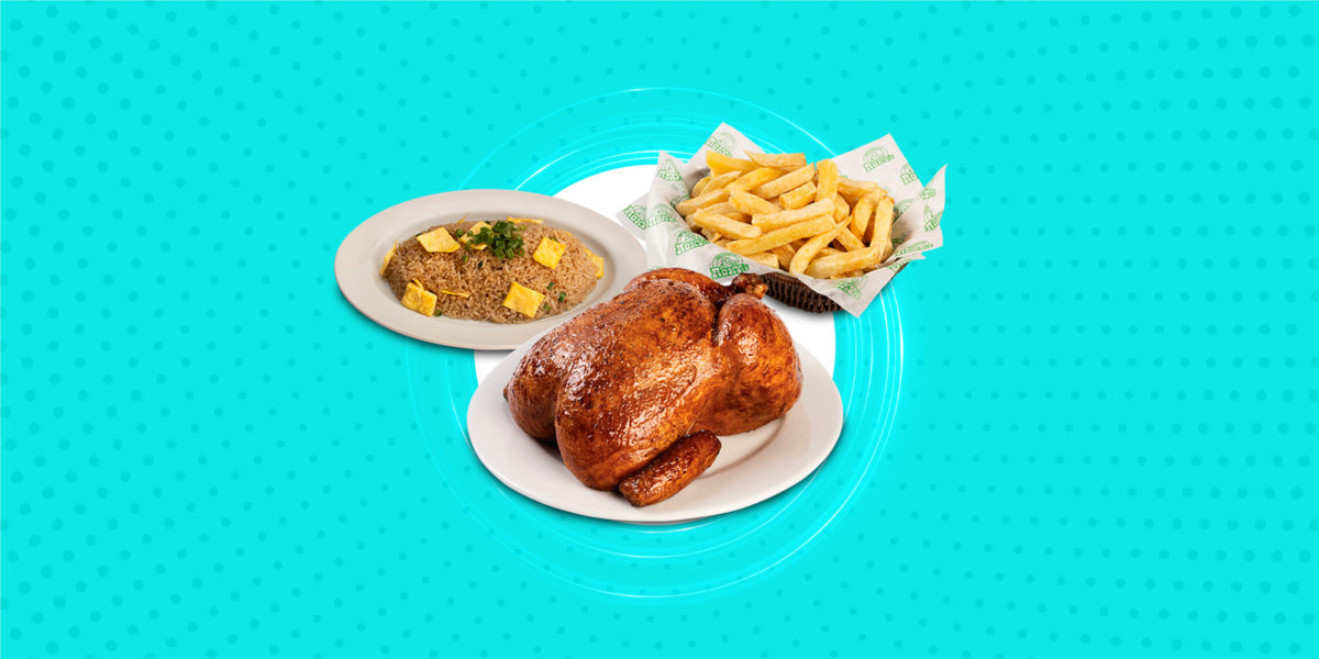 Roky´s - 1 Pollo + Papas + Arroz Oriental Familiar S/64.90