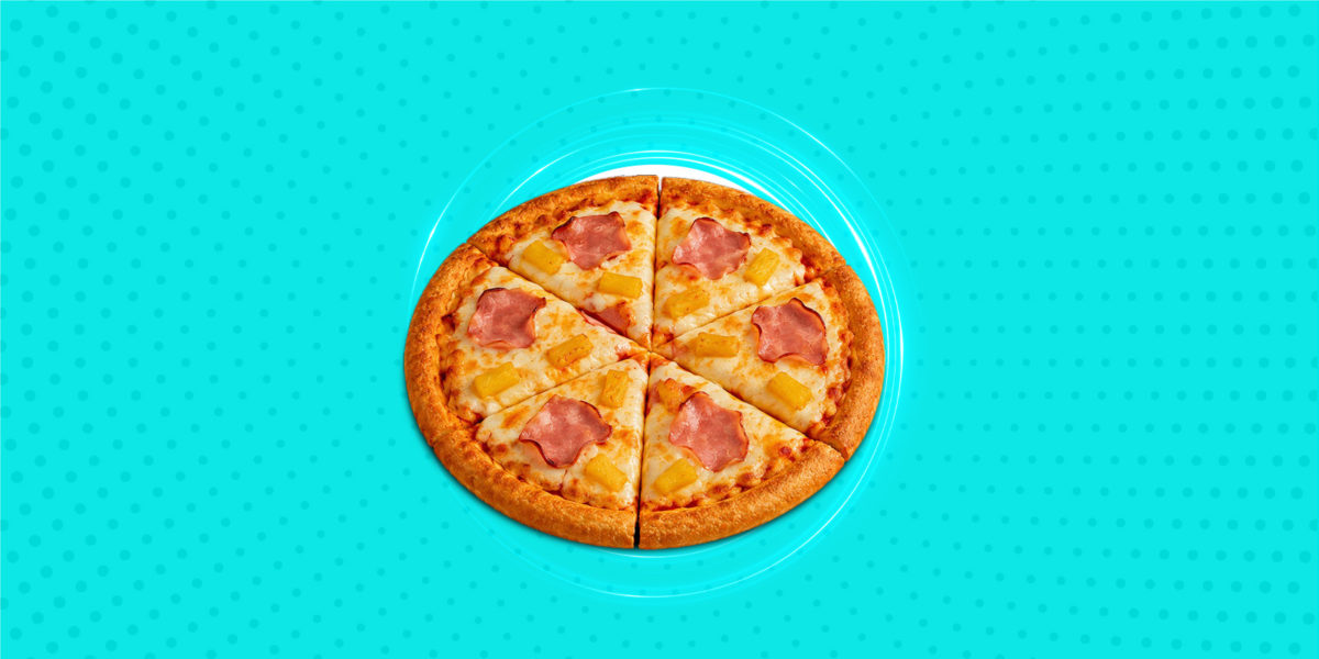 Papa John's - 1 Pizza mediana Hawaiana S/8.90