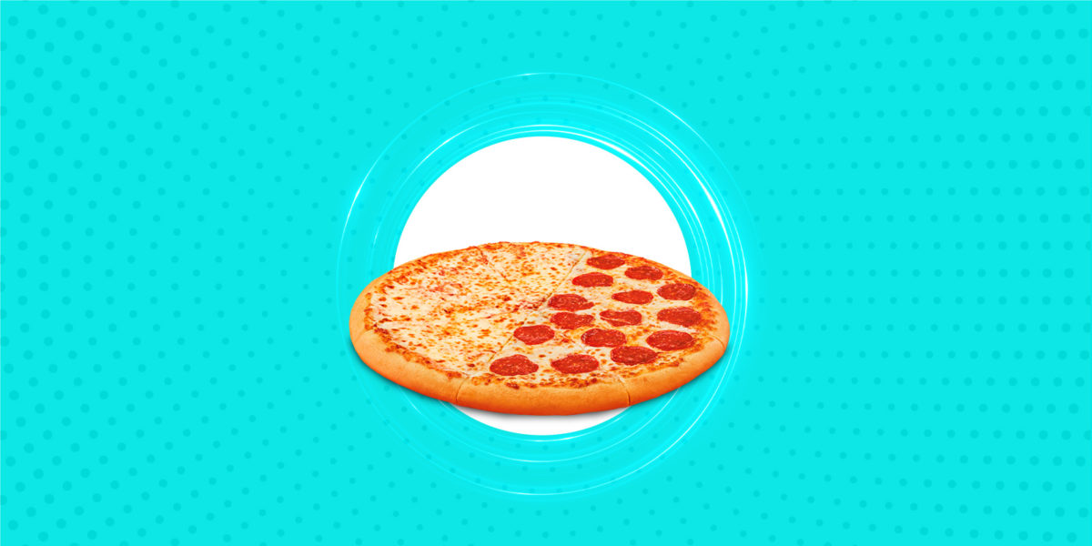 Little Caesars - 1 Pizza Familiar Mitad Mitad S/ 17.90