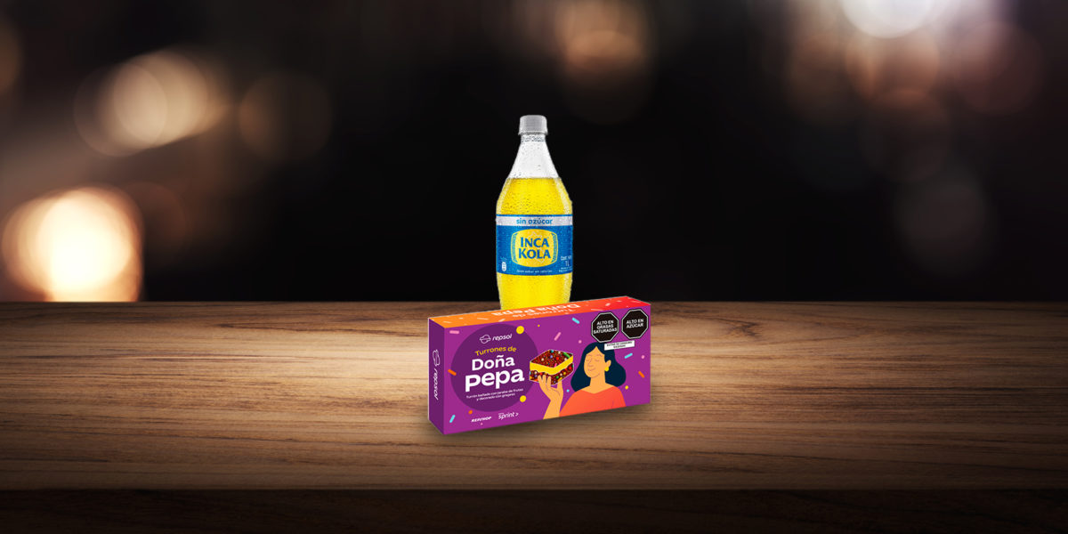 Repshop - 1 Turron Doña Pepa 500G + Inca Kola 1lt S/10.90