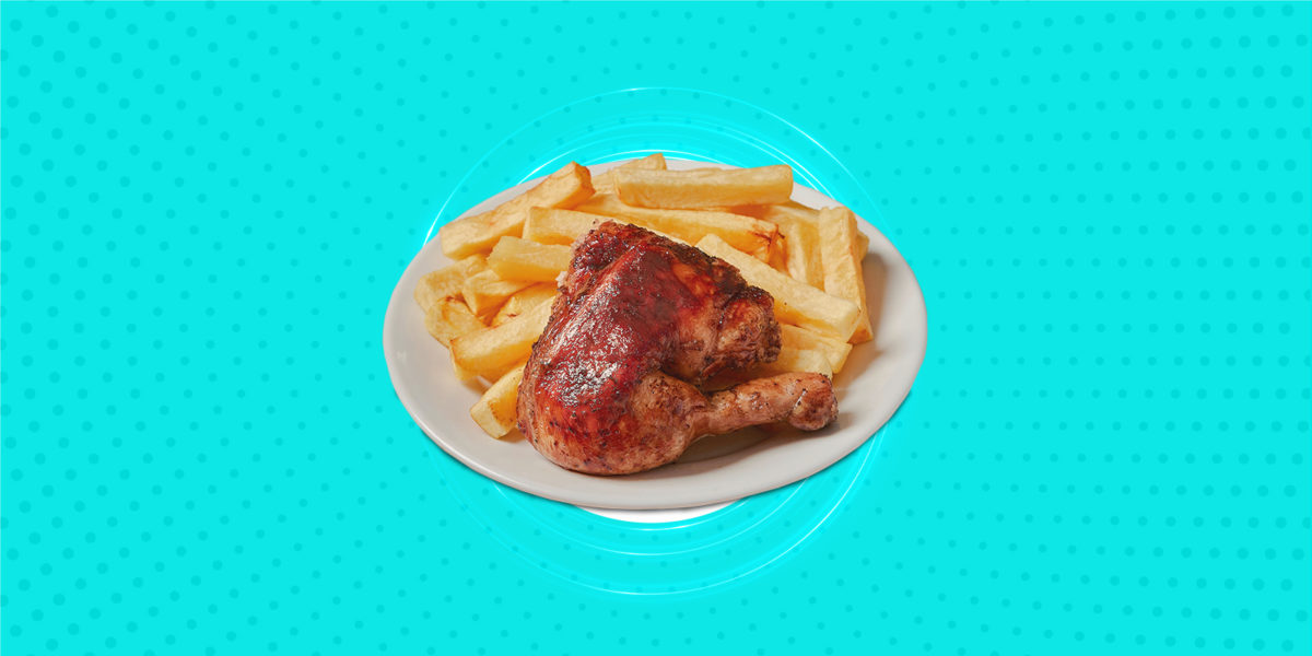 Norkys - 1/4 de Pollo + papas fritas S/ 16.90