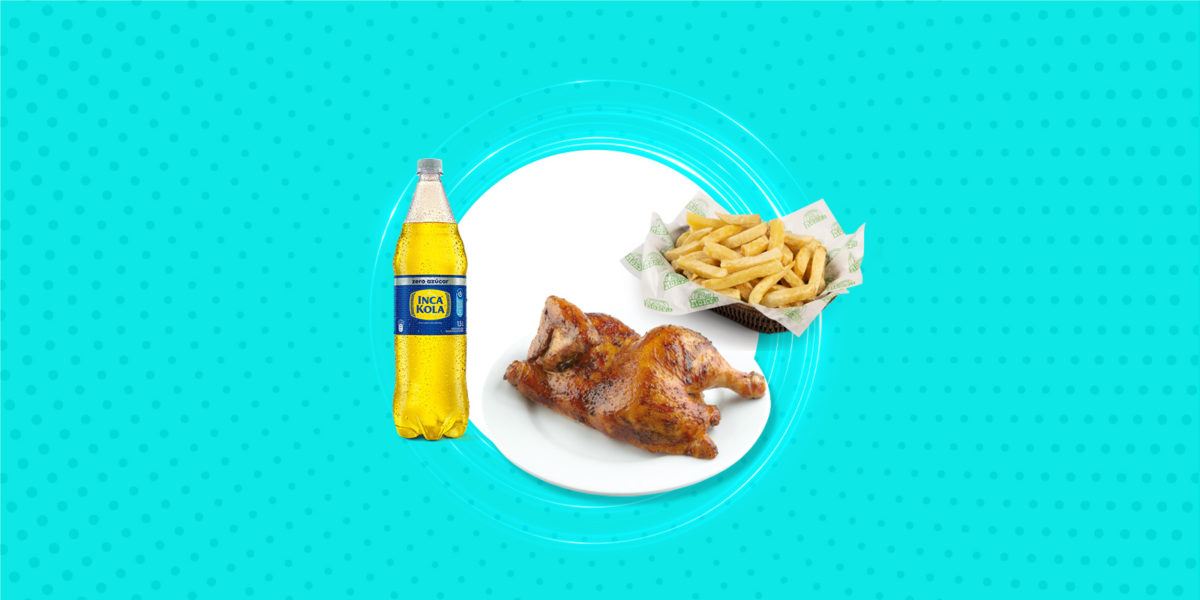 Roky´s - ½ Pollo + Papas Medianas + Gaseosa 1.5L S/37.90