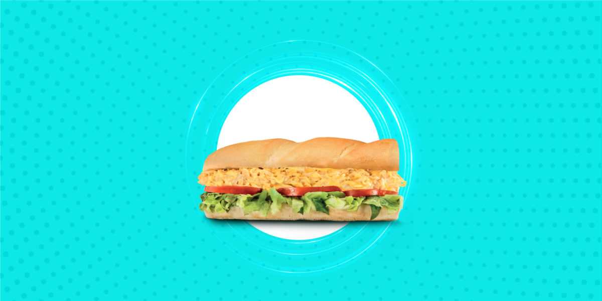 Subway - 1 Aji de pollo de 15cm S/5.90