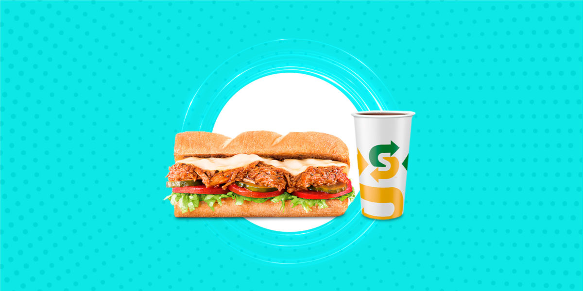 Subway - 1 Lechón de 15cm + bebida S/16.90